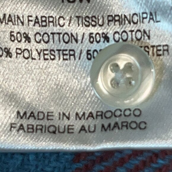 I R O JEANS SOANE FLANNEL BUFFALO PLAID POP-OVER MIDI SHIRT DRESS - EUC -Size 36 - Picture 16 of 16